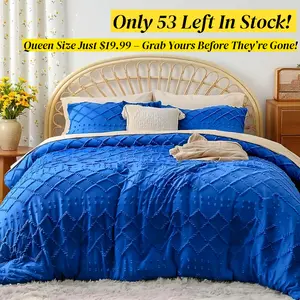 Cosybay 3pcs Comforter Set, Soft Breathable Comforter Double-Sided Cold Tech Fabric, All Seasons, 1 Quilt + 2 Pillowcases, Machine Washable, Must-Have Bedding for Home And Dorm, Perfect Gift for Easter And Mother's Day