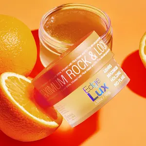 Lux Collection Edge Lux 48 Hour Maximum Hold Edge Tamer Vitamin-C Scented Conditioning Hair Gel Tamer with Olive Oil & Biotin for Strong Hold