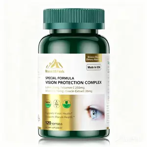 Lutein and Zeaxanthin Supplements - 6 in 1 Vision Protection Complex with Lutein 20mg, Zeaxanthin, Astaxanthin, Crocin, Vitamin C & E, 120 Softgels, Non-GMO, Gluten-Free, Supports Eye Health