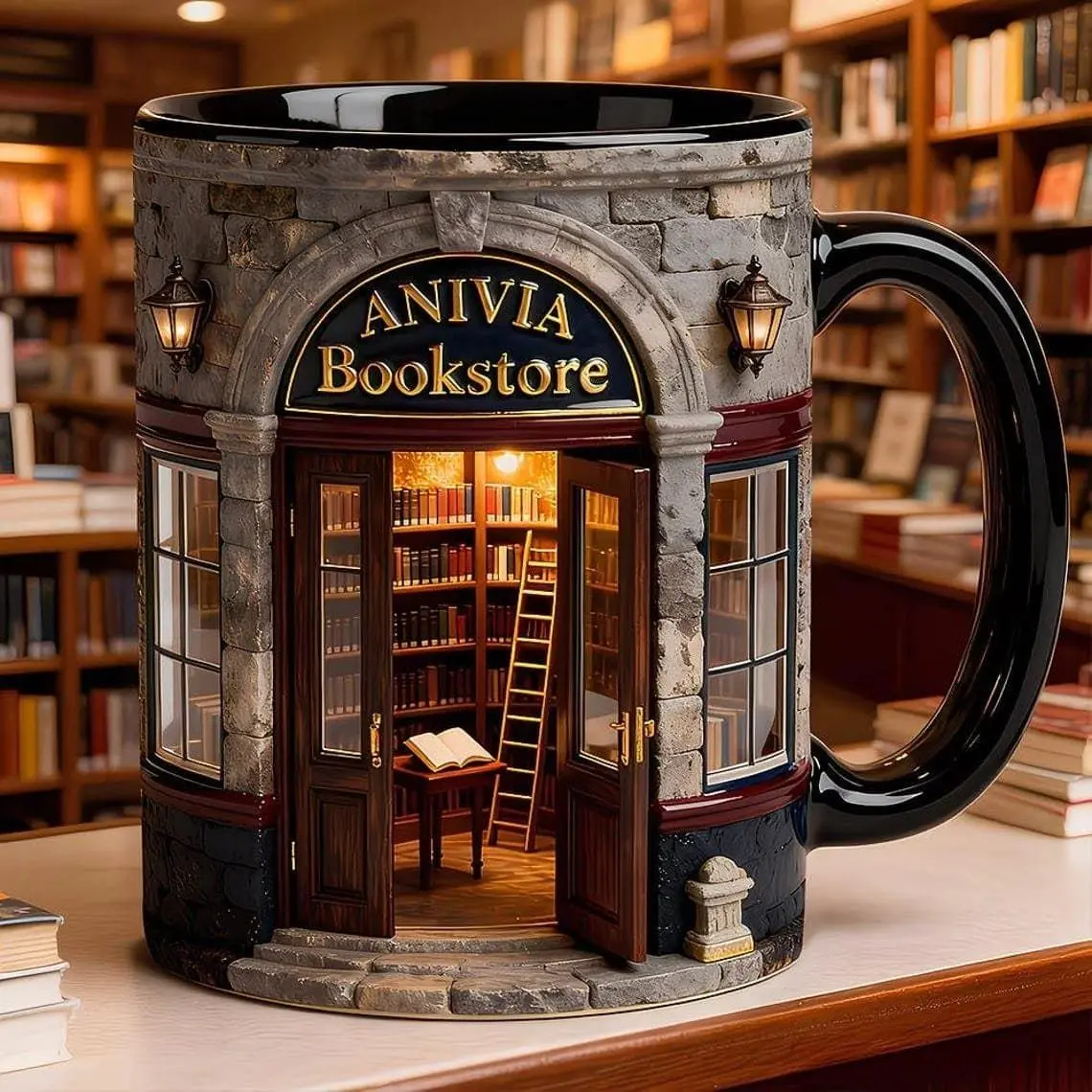 [Sale off up to 50%] Bookstore Mug - Personalized Gifts For Book Lovers, 11oz & 15oz ceramic mug