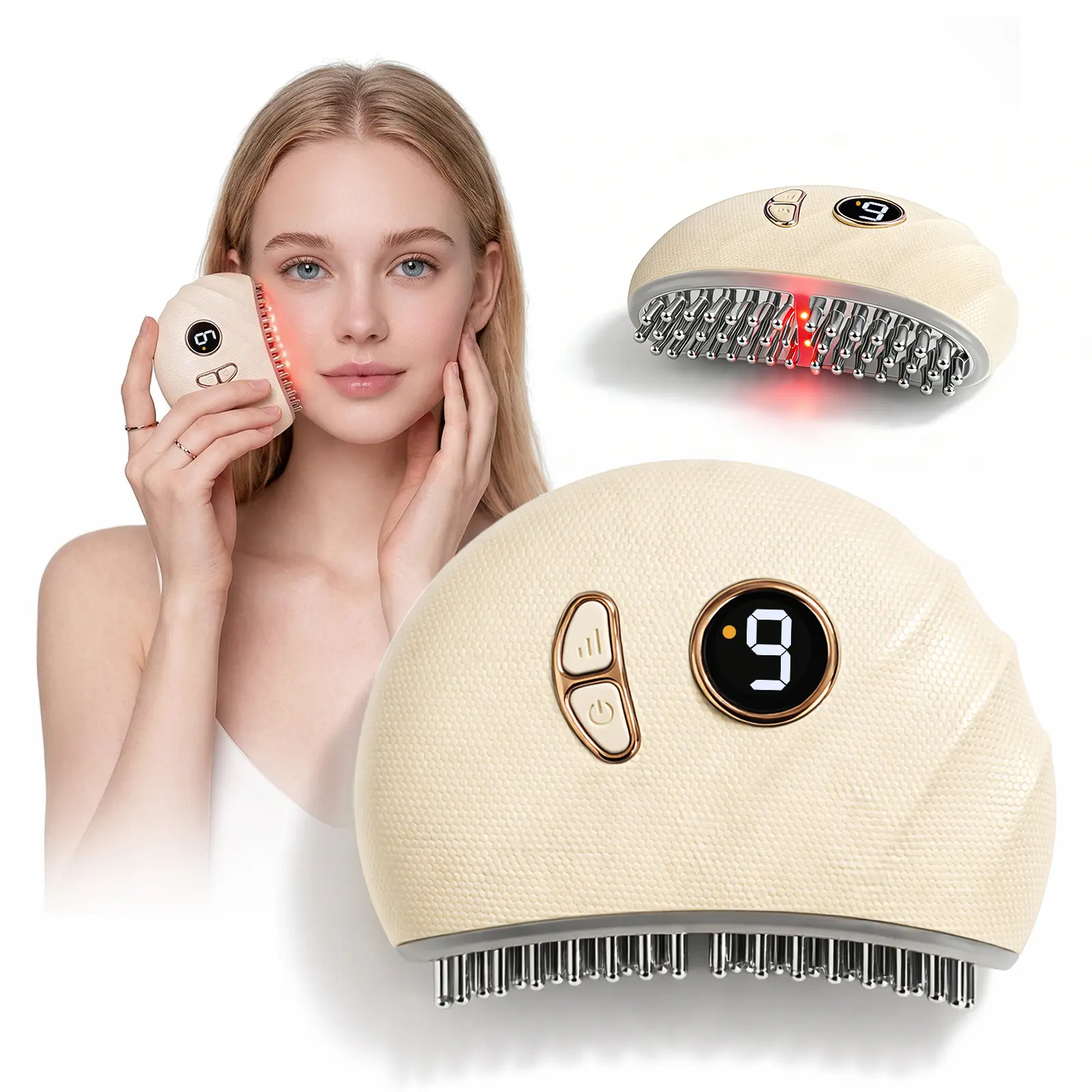 Lymphatic Drainage Face Brush, Lymphatic Contouring Face Brush to Sculpt the Jawline and Reduce Puffiness, Double Chin Reducer, Enhances Skin Radiance and Product Absorption, Ergonomic Design for a Precise Fit