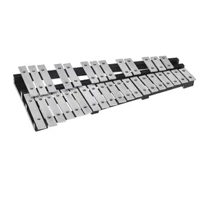 VEVOR 32-Note Alloy Glockenspiel Xylophone Bell Kit, Musical Percussion Instrument with 4 Mallets, Drum Sticks & Carrying Bag, Professional Set for Adults & Students