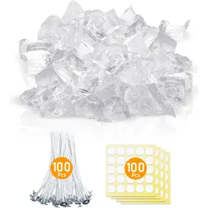 1lb Gel Wax Clear Set for Candle Making, DIY Transparent Jelly Wax Melts, Handmade Material  Candle Supplies- 16 OZ
