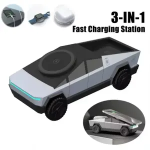 Car Magnetic Wireless Multifunctional Charger Dashboard Stand For iPhone 17 16 15 14 13 12 pro Max Samsung Watch AirPods Pro Fast Charging Solution Fast Charging Station Car Chargers Magnetic Charging Dock
