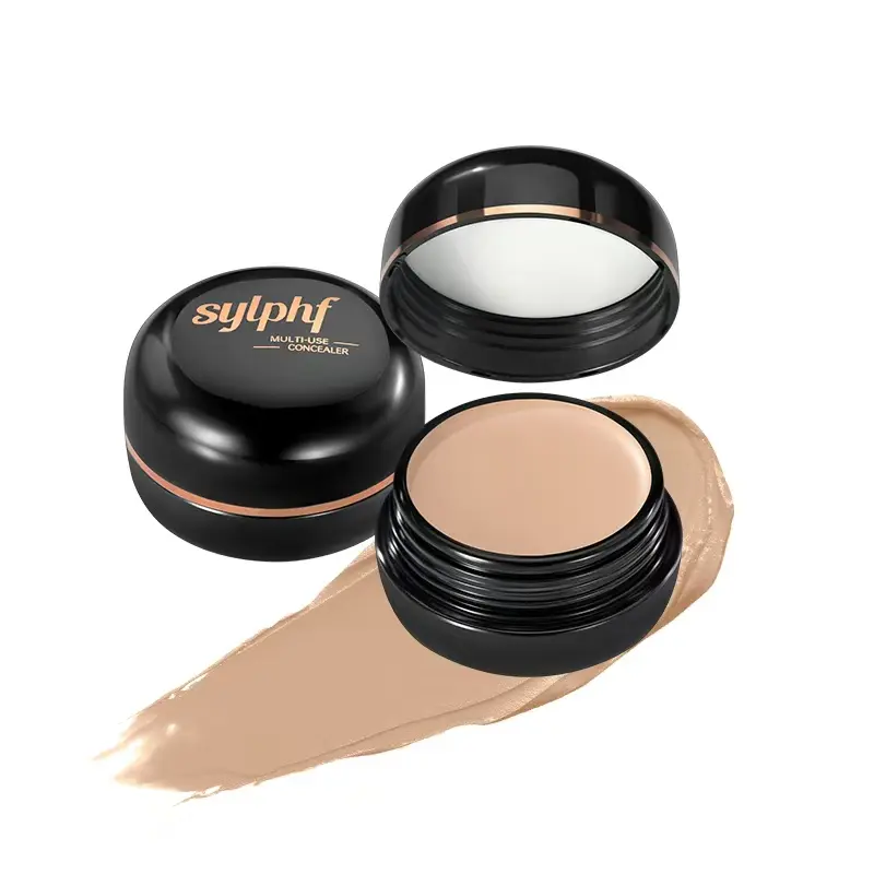 Long Lasting Concealer Palette, Blendable Long Lasting All Day Coverage Concealer Cream, Makeup Concealer for Covering Dark Circles, Acne Marks, Tattoo, Invisible Pores Concealer, Foundation, Concealer Foundation Hybrid