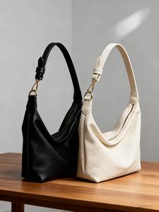 women's solid color shoulder bag, fashionable pu leather fashionable crossbody bag for daily used, casual trendy versatile high-quality daily commuting bag
