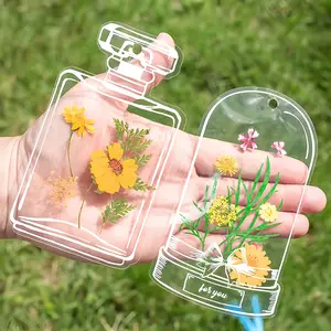 [Creative Bookmarks] 20/40pcs Handmade Transparent Dried Flower Bookmarks | Creative Botanical Specimen DIY Kit, Unique Gift for Book Lovers, Friends & Home Decor