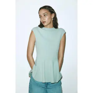 H&M Ponte di Roma peplum top