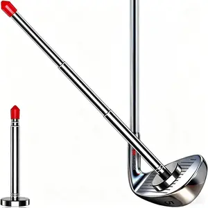 Hardware supplies Golf Alignment Rods - Club Alignment Sticks with Telescopic Magnetic Corrector Trainer Aid Tools Help Visualize and Align Your Golf Shots Club,Swing Aim Practice Accessories Golf Gifts