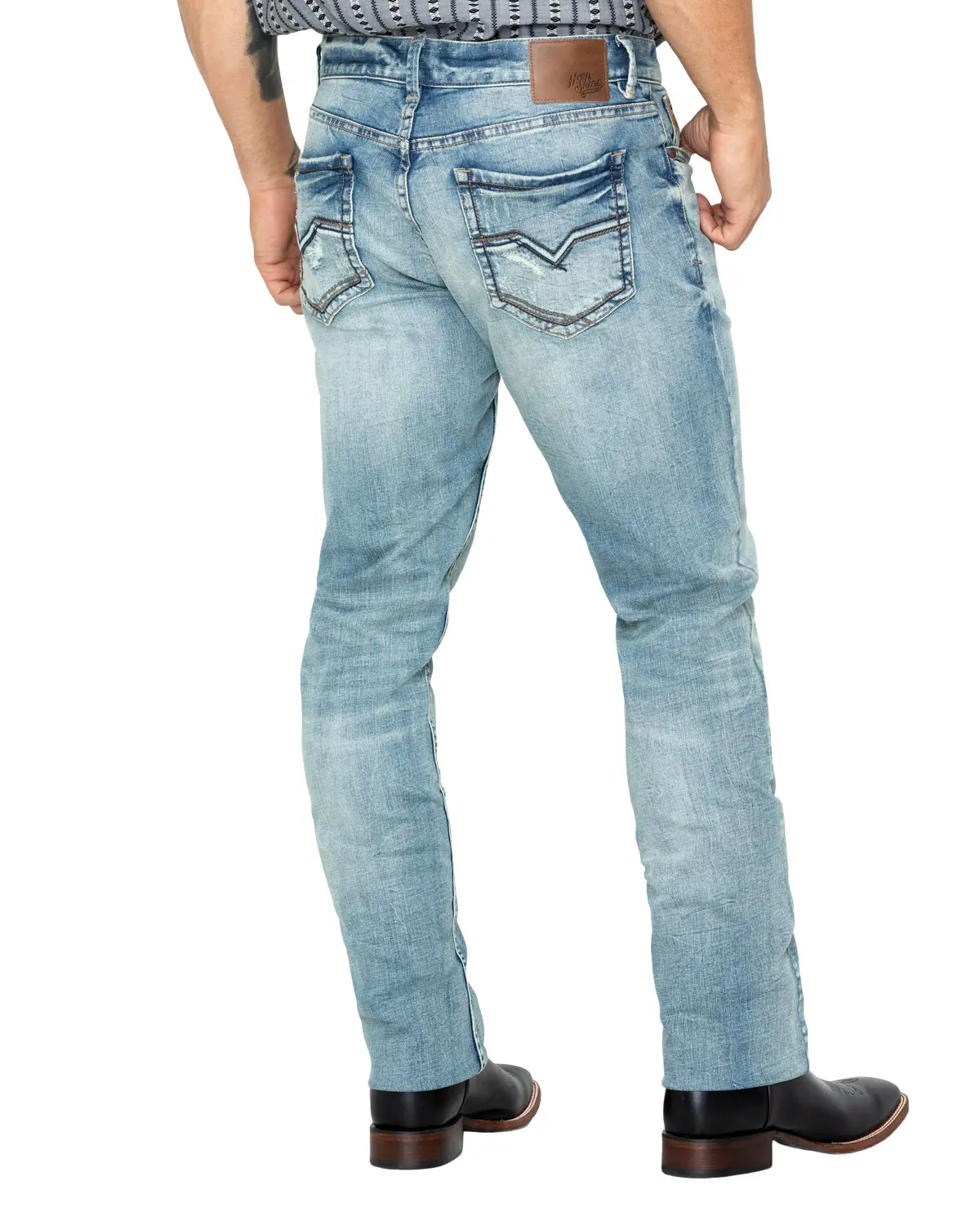 Moonshine Spirit Men's Spirit&Reg; Men'S Sutton Wash Decker Slim Straight - Msfa18d2
