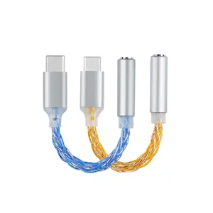 JCALLY JM6 CX31993 USB-C to 3.5mm DAC Converter with HiFi Audio Decoder, 32-bit/384kHz Lossless Sound, Manufacturer Warranty for iPhone 15 & Android PC IEMs Headphone Aux Dongle, Manufacturer Warrenty