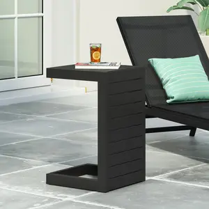 Black C-Shaped Side Table – Cape Coral Collection