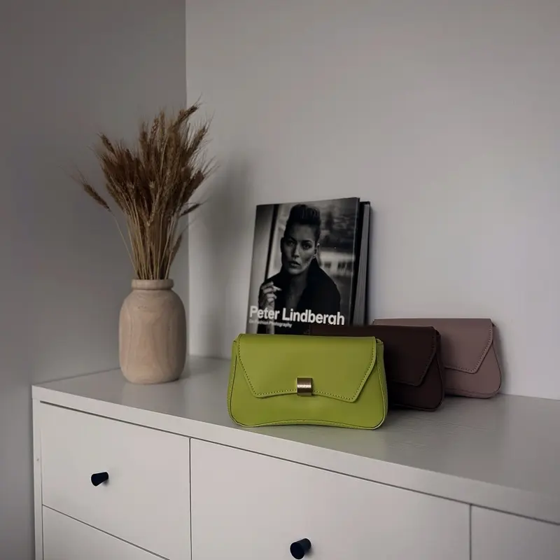 Minimalist Shoulder Bag, Lightweight Durable Crossbody Convertible Purse for Women