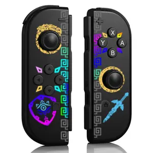 Wireless Game Controller Left Right Dual Vibration Action Control Screenshot Wake Up Function Compatible with Switch & Switch 2 Bluetooth-compatible Connection