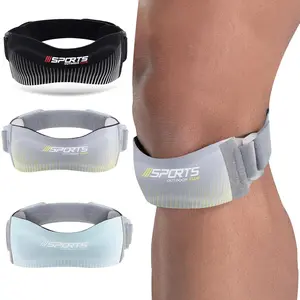 Patella Knee Brace - Knee Support and Pain Relief, Running, Hiking, Basketball, Jumpers Knee, Tendonitis, Adjustable Strap Patellar Tendon Stabilizer, Patellar Belt