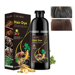 Permanent Hair Dye, Plant-Based No Damage Formula, Natural Deep Dark Colors, Suitable for All Hair Types, Long-Lasting Vibrant Results, Hair Dye Shampoo