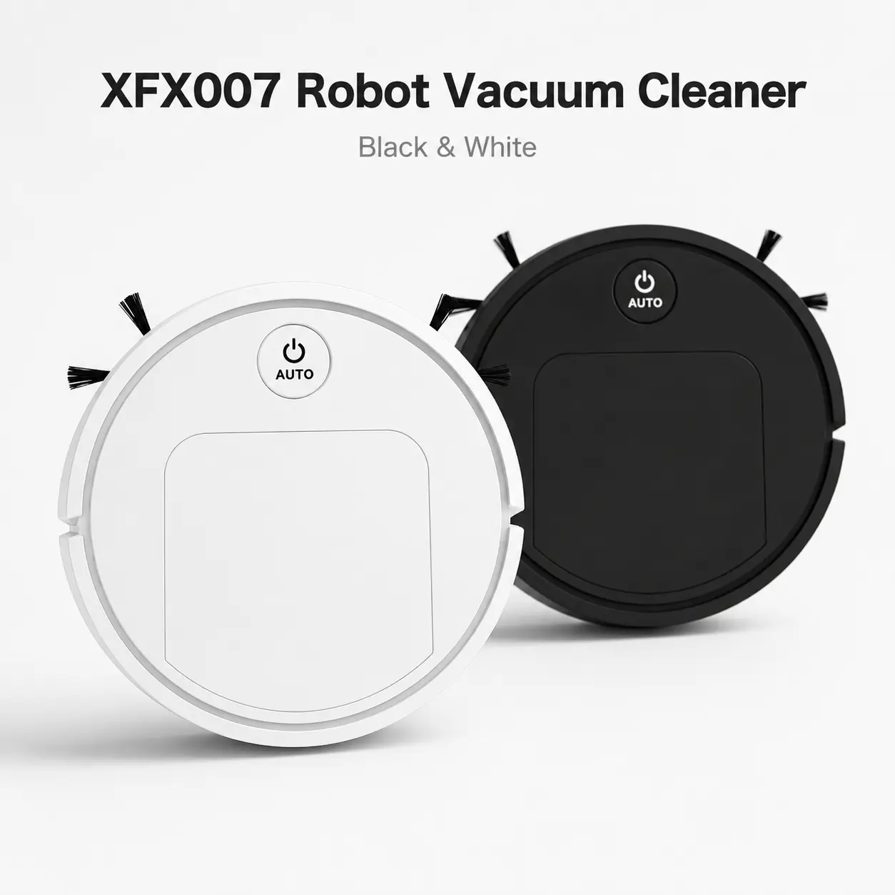 XFX007 Compact Robotic Vacuum Cleaner for Hard Floors and Everyday Home Cleaning