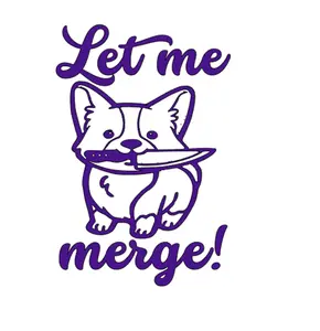 Let Me Merge! Corgi Permanent Decal/Sticker Car Truck SUV Unique Design for Personalization Accessories