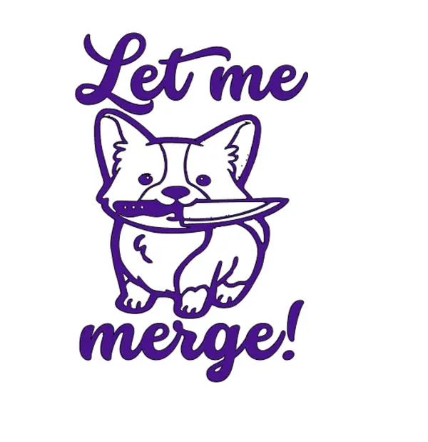 Let Me Merge! Corgi Permanent Decal/Sticker Car Truck SUV Unique Design for Personalization Accessories