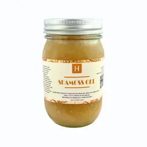Irish Sea Moss Gel with Herbs  | Your Choice of Herbal Infusions | 16 oz. Jar