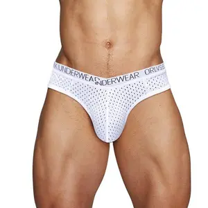 Sexy Men's Underwear Mesh Breathable Design,V-Shaped Waistband, Fine Elastic Band, Sporty and Sexy,mens underwear,men's underwear pack,High-cut Briefs