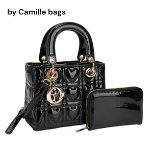 Quilted Mini Satchel & Wallet Set