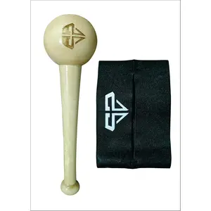 Baseball Glove Mallet Single - (No Joint), Maple Hardwood Mallets Made for Ball Gloves to Shaping, Softening, and With Free Gloves Wrap Create The  Pocket  Kitt for Mitts