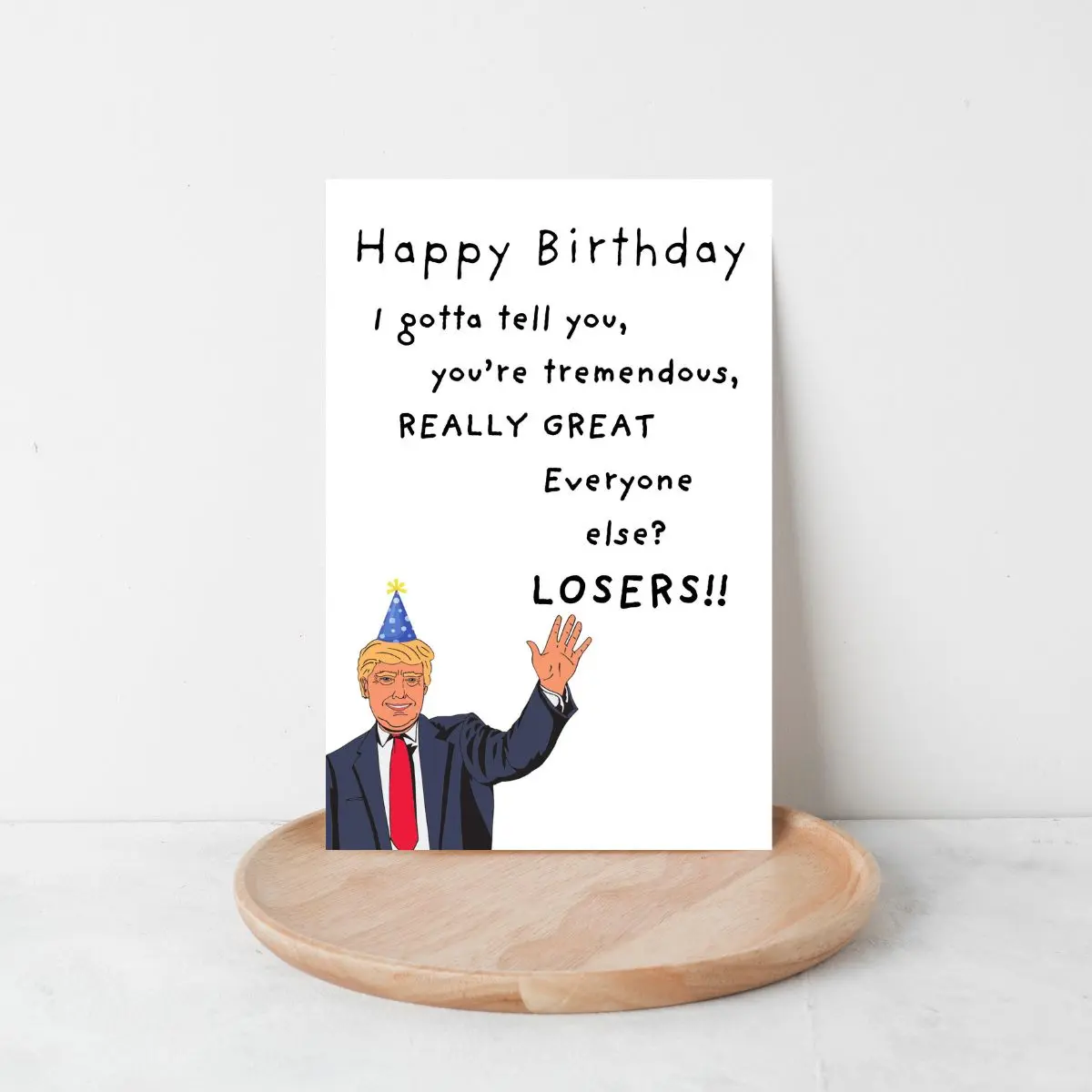 Funny trump Birthday Card
