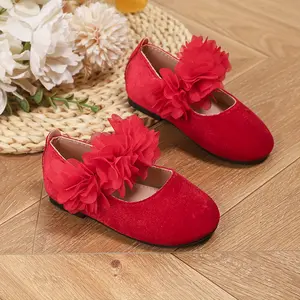 2025/Autumn//Four Seasons Fashion New Style Girls' Children's Princess Shoes Flat Shoes, Girls' Flat Mary Shoes, Girls' Princess Shoes, Girls' Mary Flat Shoes, Girls' Princess Flat Shoes, Middle and Large Size