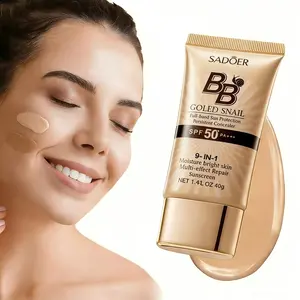 High-coverage waterproof snail BB cream -matte finish, long-lasting moisturizing and oil control,creates a natural makeup look, refreshing and non-greasy, perfect for makeup beginners, a great gift forMother's Day