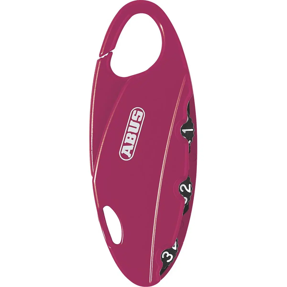 212 MAIN ABUS 151x20 C BakPac Pink Anti Theft Lockable Reset Padlock - 0.09 lbs, 0.36" H x 0.94" W x 2.52" L Compact Security Lock with Push Handle, Reset Code for Luggage, Motorcycle