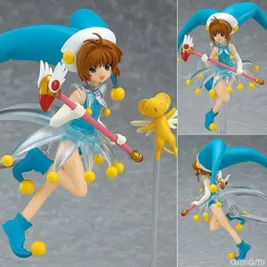 Anime Wholesale Figfix Card Captor Sakura Syaoran Kimizuki Small Sakura Battle Suit Version Boxed Figure, Collectible Items, Figurine, Collectible Toy