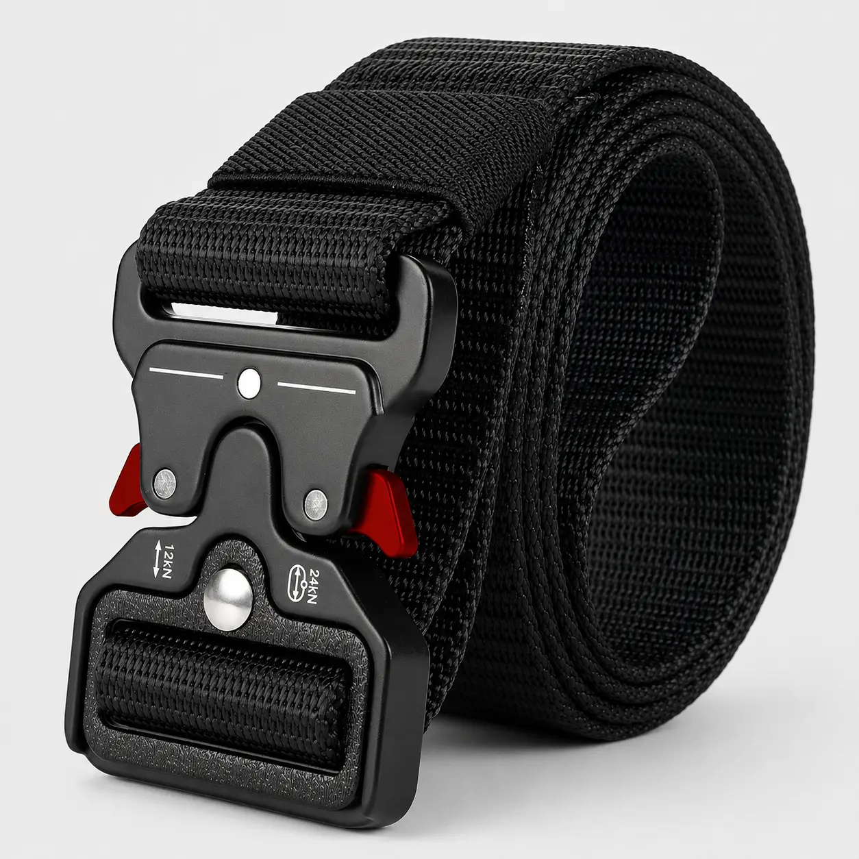 1 Piece Men's Tactical Sports Belt, Quick Release Symmetrical Buckle, Polyester Fiber, Suitable for Outdoor Training Military