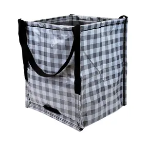 DuraSack Gingham 22-gallon Heavy Duty Home & Yard Tote