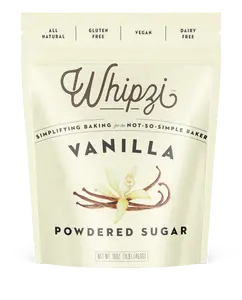 Whipzi® Vanilla Flavor Powdered Sugar - 100% Natural Flavoring for Baking and Sweet Treats