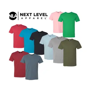 Next Level Apparel Unisex CVC Plain Crew Neck Short Sleeves T-Shirt 6210