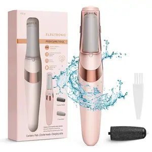VIWAVE Electric Feet Callus Remover,Portable Electronic Foot File Pedicure Tools,Waterproof Foot Scrubber File,Pedi Foot Care for Dead,Hard Cracked Dry Skin Manicure Nail Nail Care Cutics Nail Art|Summer vibes
