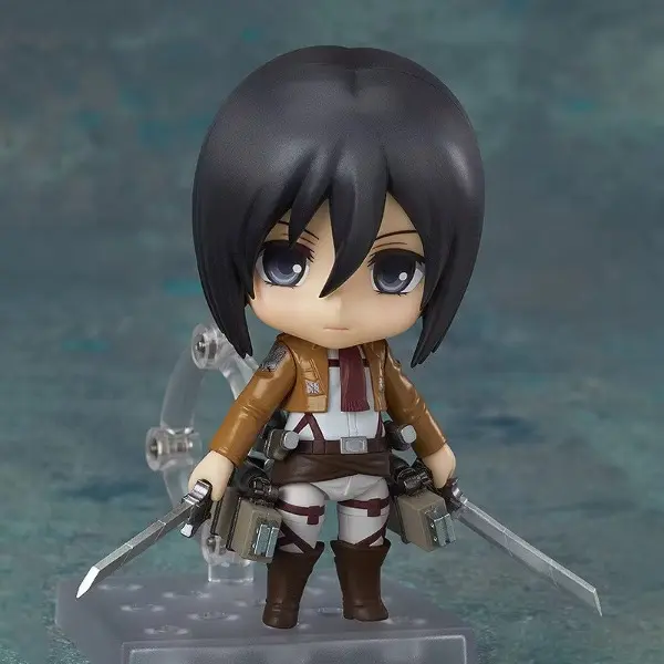 Attack on Titan Levi Mikasa Ackerman Eren Yeager Hange Zoe PVC Action Figure 10cm Anime Figure Model Toys Collection  mystery lps accessories