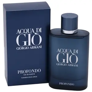 Giorgio Armani Acqua Di Gio Profondo EDP Spray, 4.2 oz Luxury-Inspired Non-Toxic Men's Cologne, New in Box, Non-Toxic Men's Fragrance