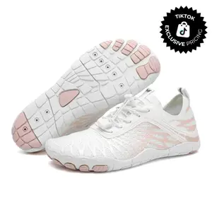 HOYOFOL 2026 Pro Barefoot Shoes - Unisex Breathable Soft Sole White Sneakers for Walking & Work - Ultra-light Comfort & All-day Support