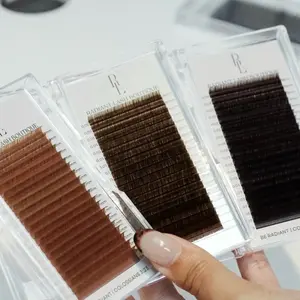 Cashmere Brown Eyelash Extension Trays Cashmere Brown Eyelash Extension Trays