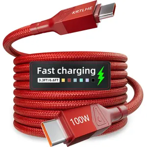 Type-C to Type-C Fast Charging Cable, High-Speed Data Transfer, Compatible with Samsung, iPhone 17/16/15, Macbook, iPad, Xiaomi, and More Devices