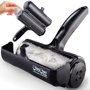 Chomchom Roller Pet Hair Remover Reusable Lint Roller, Black ChomChom Roller