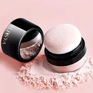 ILISYA oil control and makeup powder comes with puff, suitable for daily makeup, summer oil control, no makeup removal, sweat-proof, waterproof, Matte Powder, Cosmetic Setting Powder, Makeup Setting Powder