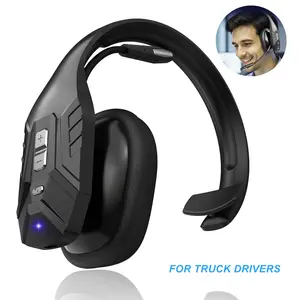 Wireless Trucker Bluetooth Headset, Wireless Headphones with AI Noise-Canceling Mic for Clear Communication and Comfortable Fit Computer driver Office work time pc headset pc tiktokshopcreatorpicks Adjustable gaming headset 50 playtime earbuds audifonos