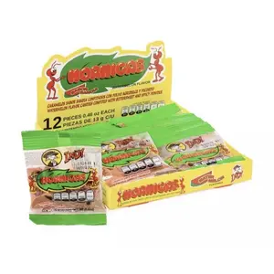 Indy Hormigas Watermelon Flavor Candies with Bittersweet and Spicy Powder Traditional Snack 12 Pieces