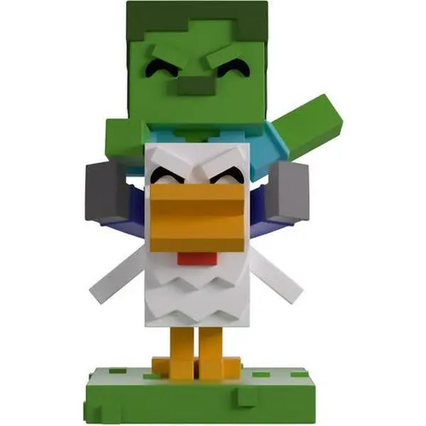 Youtooz - Minecraft - #18 Chicken Jockey Vinyl figurine/statue  [COLLECTIBLES] Action figurine/statue, Collectible, Designed In Collaboration, Maximum Protection During Shipping