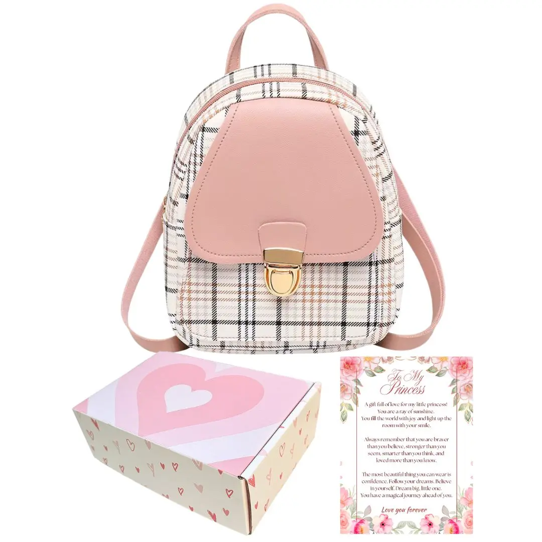 Mini Toddler Backpack For 1 2 3 Year Old Girl | Small Backpack For Little Girls (8" H) with Gift Box