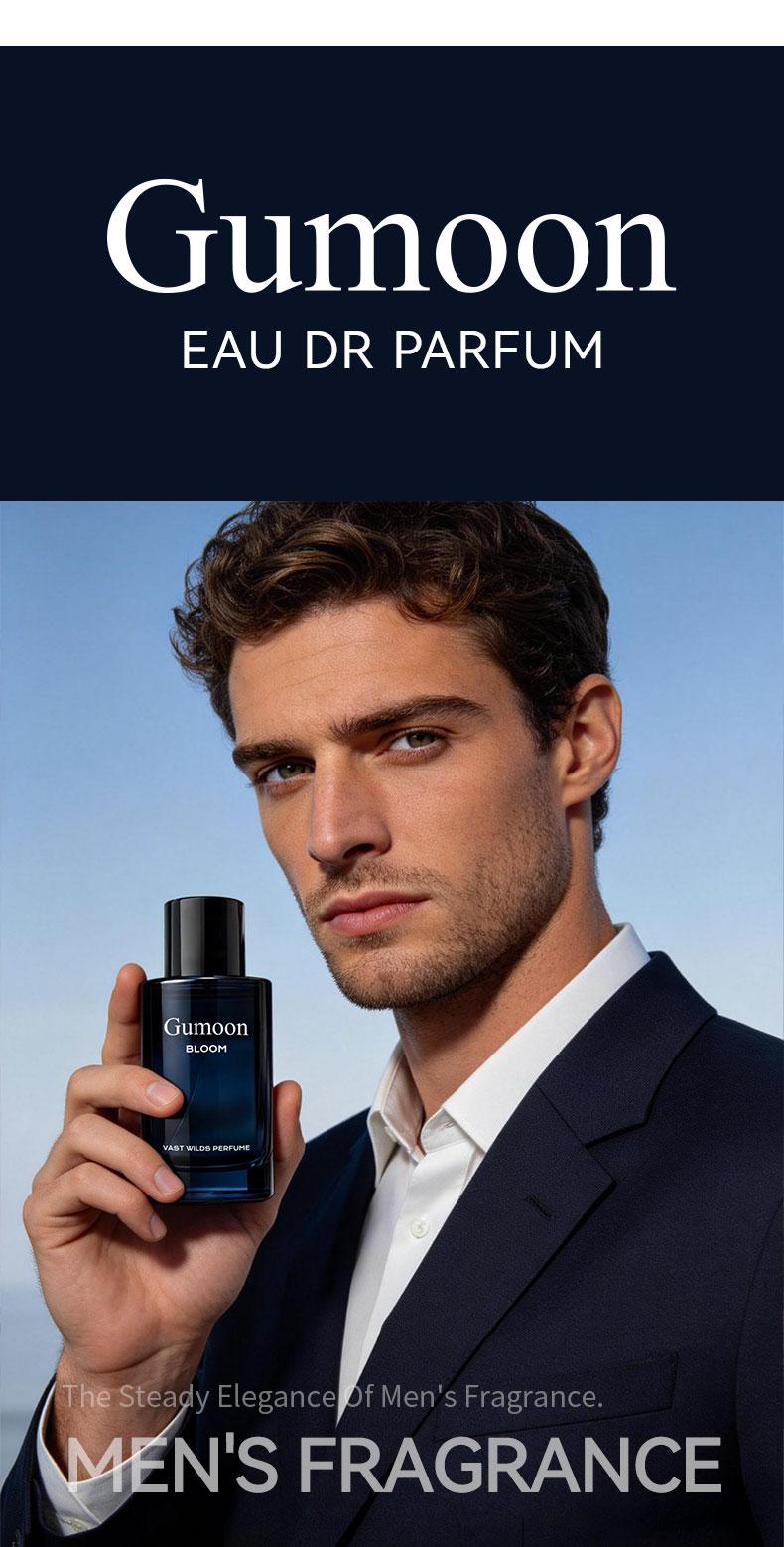 GUMOON explore boundlesswilderness fragrance 50ml ocean fresh scent premium aromatic woody fragrance with bergamot coconut amber for him & her bold arabian perfume luxurious gift