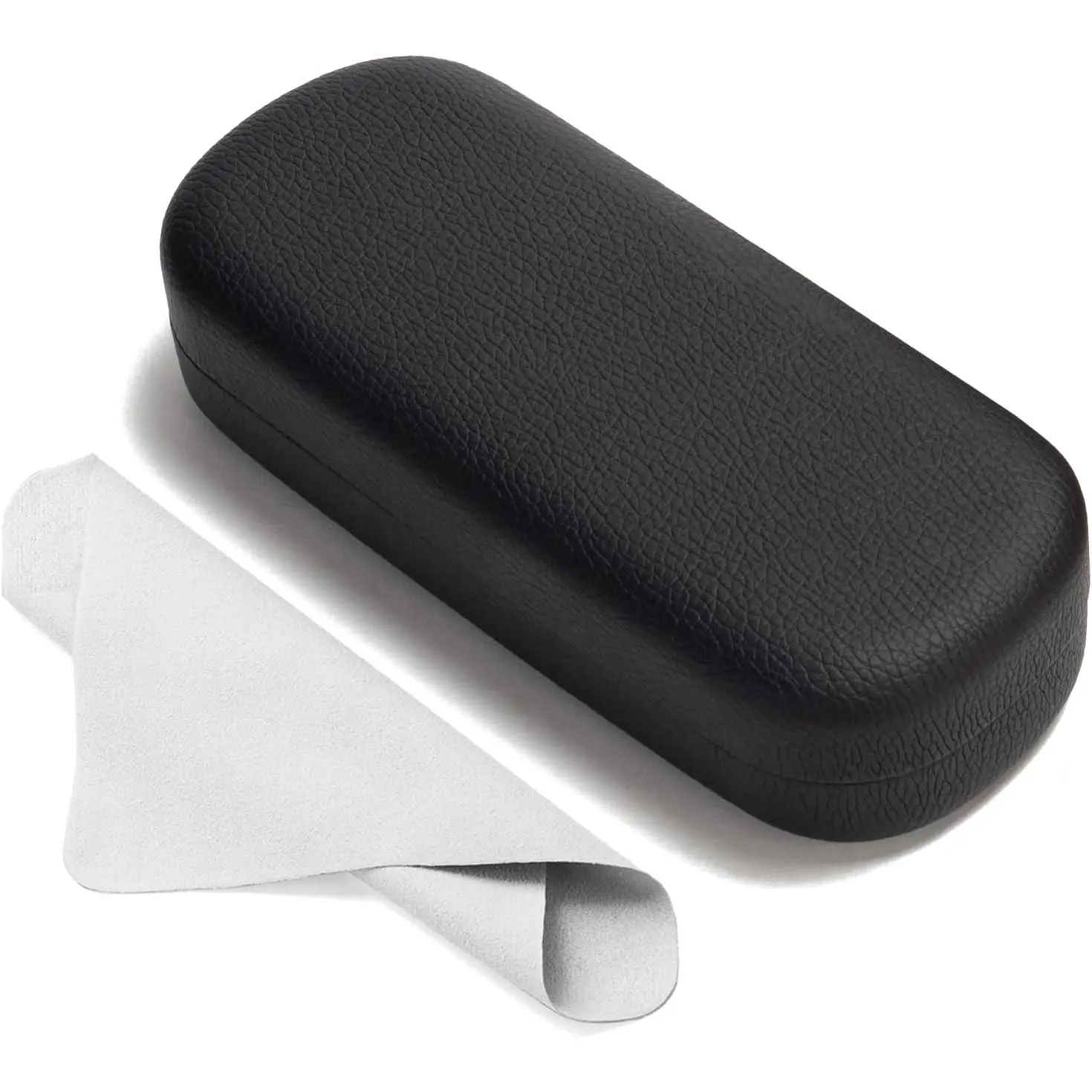 Glasses Case Large Hard Shell Eyeglasses Case PU Leather Protective Case for Sunglasses Eyeglasses